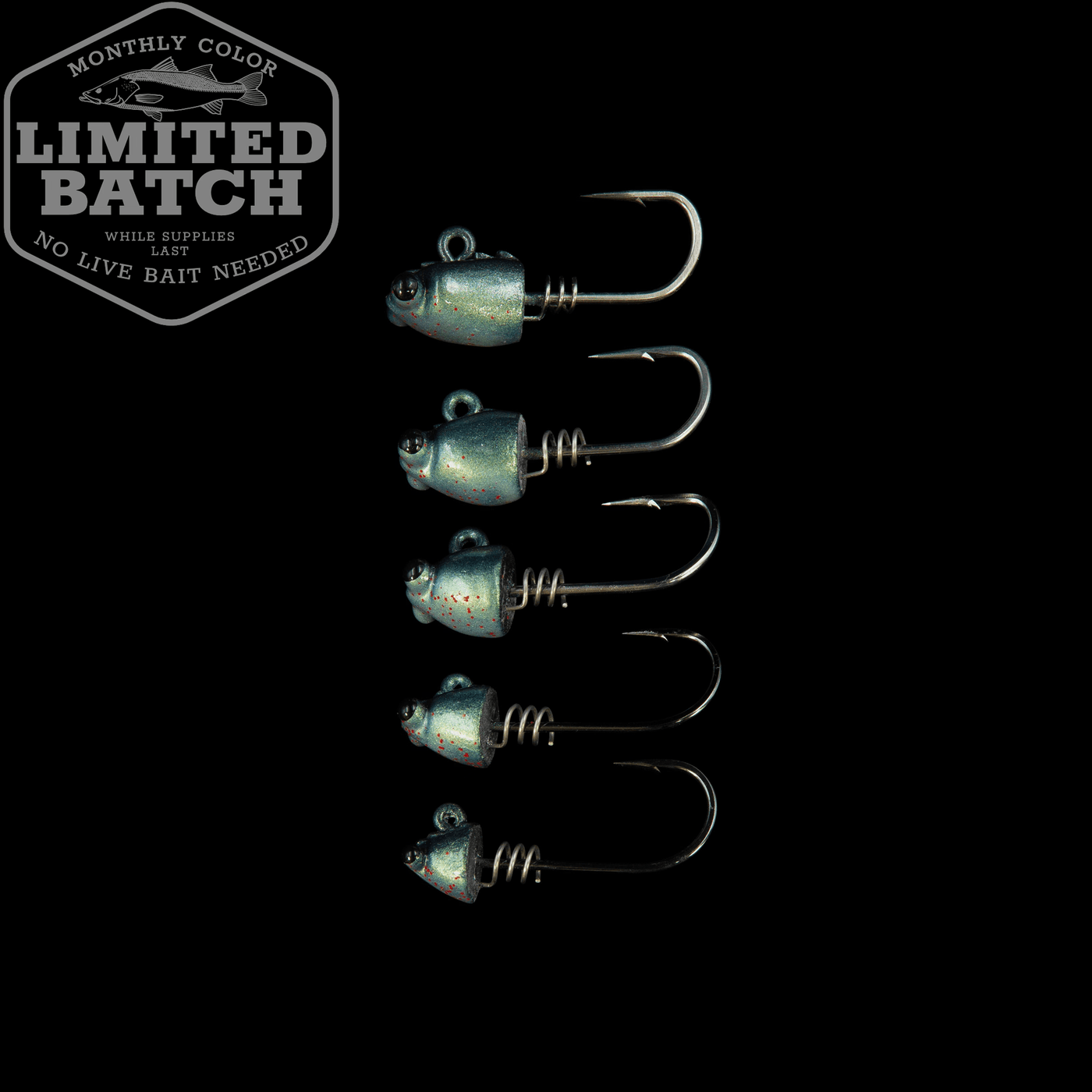 LTD - 3" Shrimp Jig Heads