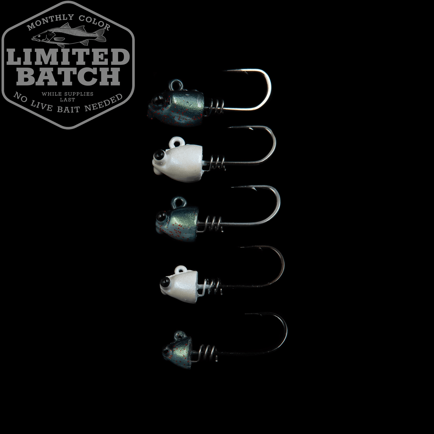 LTD - 3" Shrimp Jig Heads